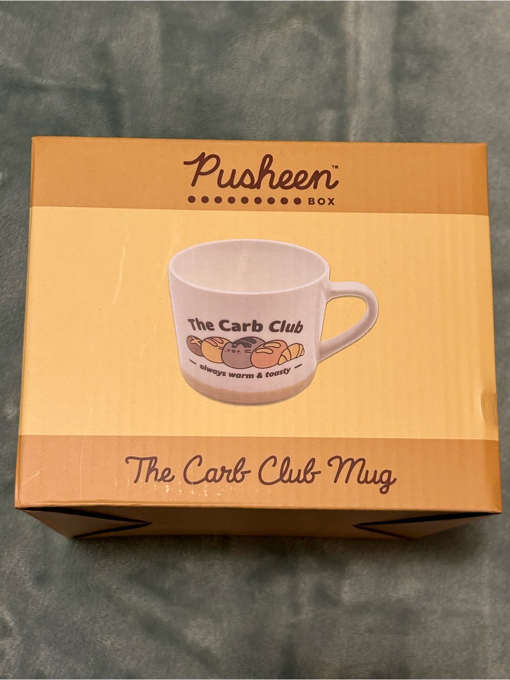 Pusheen Box The Carb Club Mug - Cream/Beige NIB